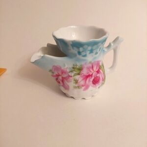 Vintage* German Three Crowns China Porcelain Shaving/Scuttle Mug